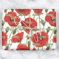 Poppies Wrapping Paper (Personalized)