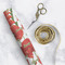 Poppies Wrapping Paper Roll - Matte - In Context