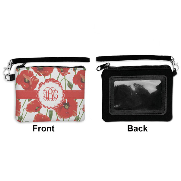 Poppies Wristlet ID Cases - Front & Back