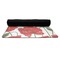 Poppies Yoga Mat Rolled up Black Rubber Backing