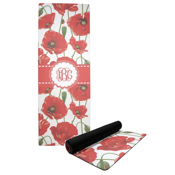 Custom Poppies Yoga Mat (Personalized)