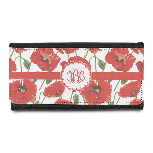 Custom Poppies Leatherette Ladies Wallet (Personalized)
