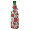 Poppies Zipper Bottle Cooler - ANGLE (bottle)