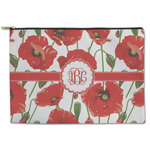 Poppies Zipper Pouch (Personalized)