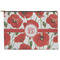 Poppies Zipper Pouch Large (Front)