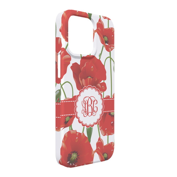 Custom Poppies iPhone Case - Plastic - iPhone 13 Pro Max (Personalized)