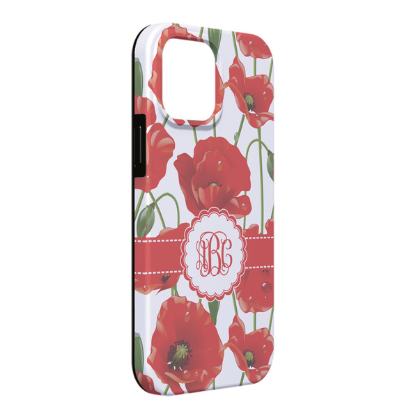 Custom Poppies iPhone Case - Rubber Lined - iPhone 13 Pro Max (Personalized)