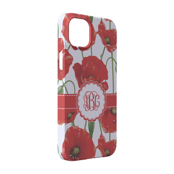 Custom Poppies iPhone Case - Plastic - iPhone 14 (Personalized)