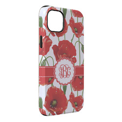 Poppies iPhone Case - Rubber Lined - iPhone 14 Plus (Personalized)
