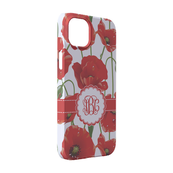 Custom Poppies iPhone Case - Plastic - iPhone 14 Pro (Personalized)