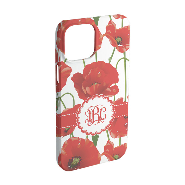 Custom Poppies iPhone Case - Plastic - iPhone 15 Pro (Personalized)