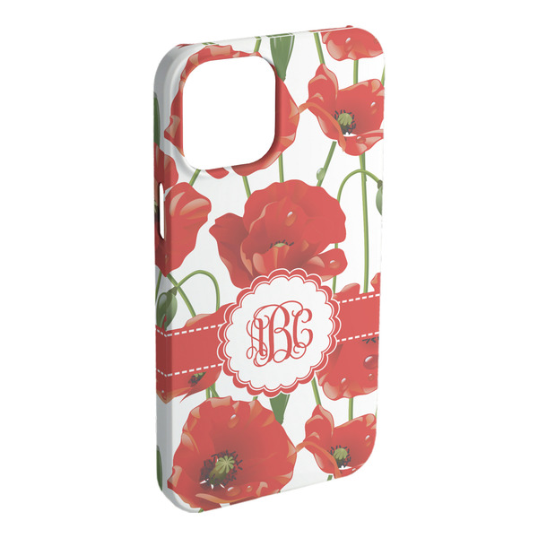 Custom Poppies iPhone Case - Plastic (Personalized)