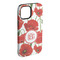 Poppies iPhone 15 Pro Max Tough Case - Angle