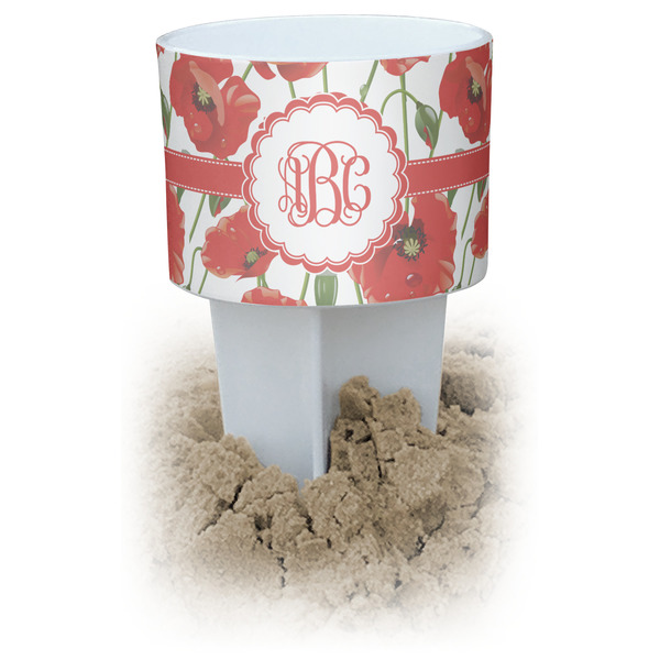 Custom Poppies Beach Spiker Drink Holder (Personalized)