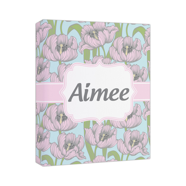 Custom Wild Tulips Canvas Print - 11x14 (Personalized)
