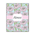 Wild Tulips Wood Print - 11x14 (Personalized)