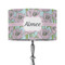 Wild Tulips 12" Drum Lampshade - ON STAND (Fabric)