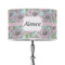 Wild Tulips 12" Drum Lampshade - ON STAND (Poly Film)