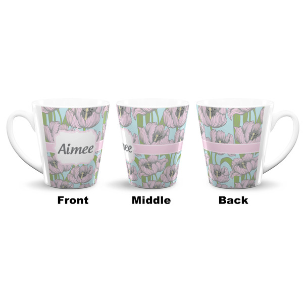 Wild Tulips 12 Oz Latte Mug - Approval