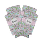 Wild Tulips Can Cooler (tall 12 oz) - Set of 4 (Personalized)