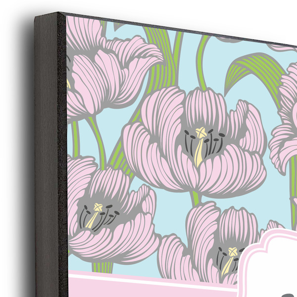 Wild Tulips 12x12 Wood Print - Closeup