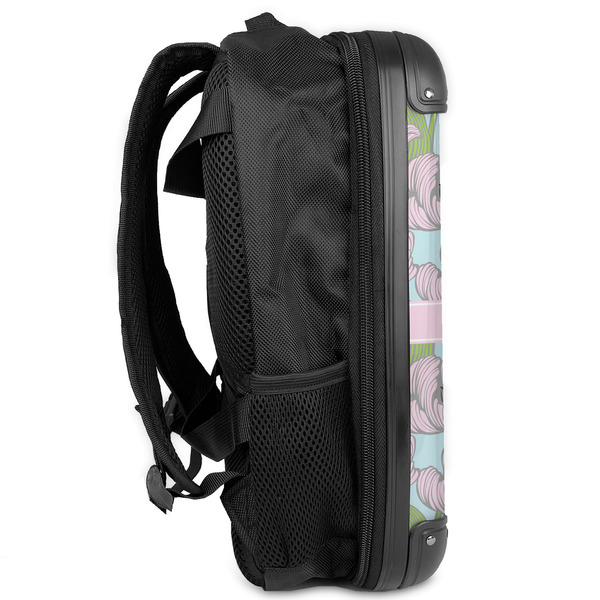 Wild Tulips 13" Hard Shell Backpacks - Side View