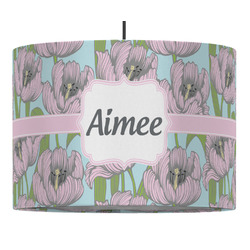 Wild Tulips Drum Pendant Lamp (Personalized)