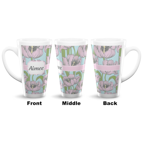 Wild Tulips 16 Oz Latte Mug - Approval