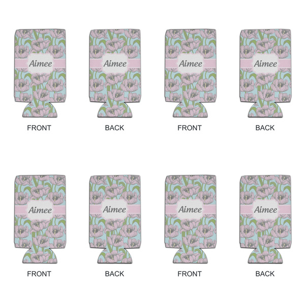 Wild Tulips 16oz Can Sleeve - Set of 4 - APPROVAL