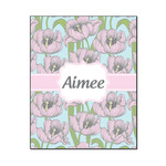 Wild Tulips Wood Print - 16x20 (Personalized)