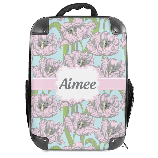Custom Wild Tulips Hard Shell Backpack (Personalized)