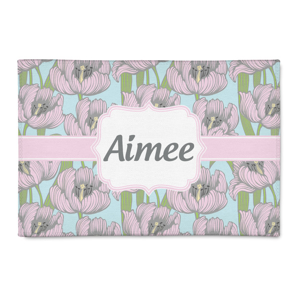 Custom Wild Tulips Patio Rug (Personalized)