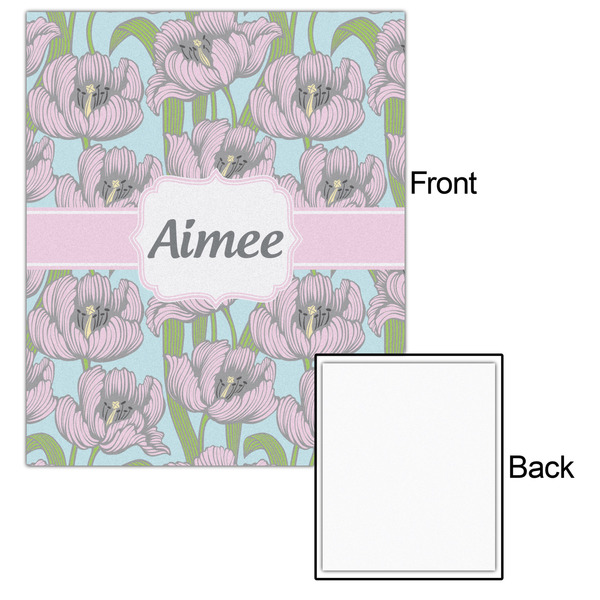 Wild Tulips 20x24 - Matte Poster - Front & Back