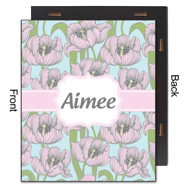 Wild Tulips 20x24 Wood Print - Front & Back View