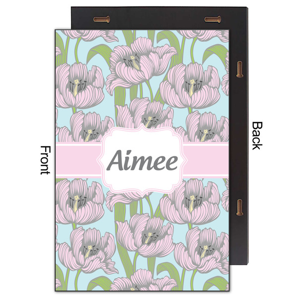 Wild Tulips 20x30 Wood Print - Front & Back View