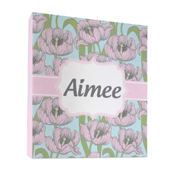 Wild Tulips 3 Ring Binder - Full Wrap - 1" (Personalized)