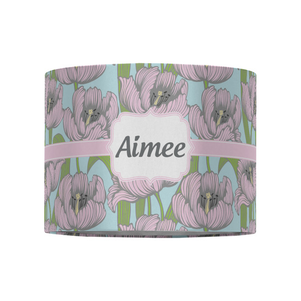 Wild Tulips 8" Drum Lampshade - FRONT (Fabric)