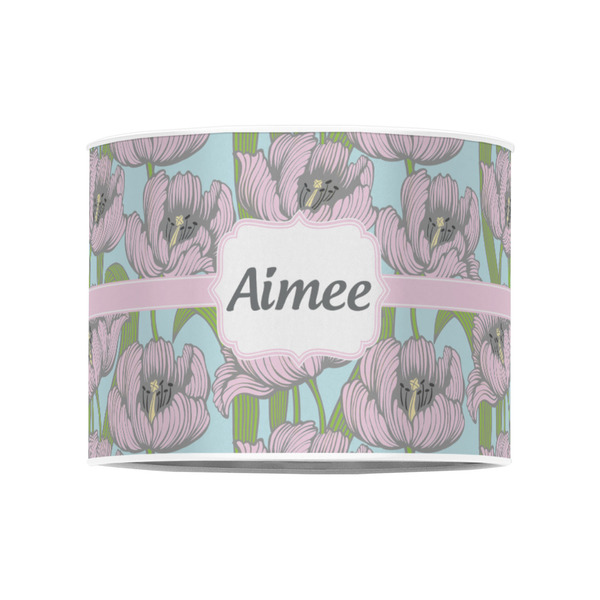 Wild Tulips 8" Drum Lampshade - FRONT (Poly Film)