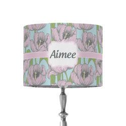 Wild Tulips 8" Drum Lamp Shade - Fabric (Personalized)