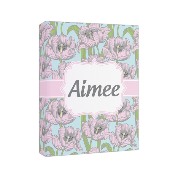 Wild Tulips 8x10 - Canvas Print - Angled View