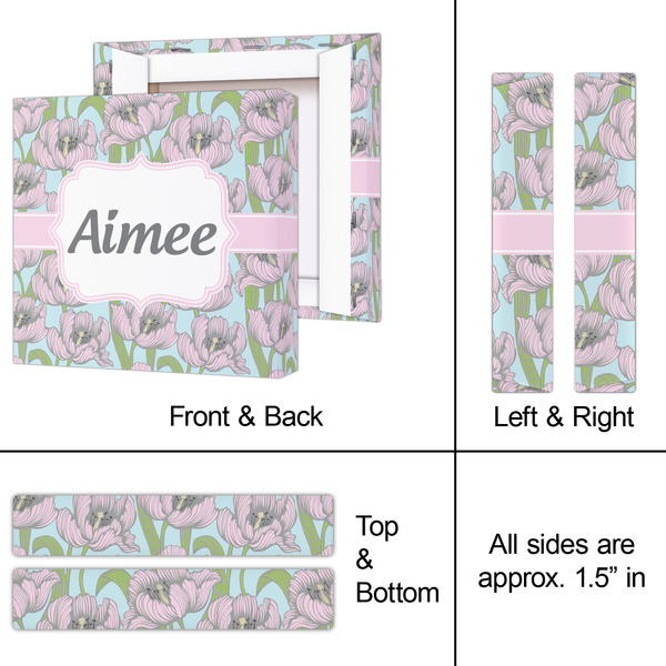 Wild Tulips 8x8 - Canvas Print - Approval