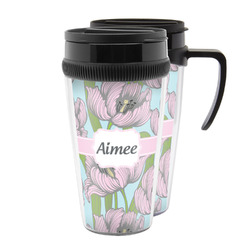 Wild Tulips Acrylic Travel Mug (Personalized)