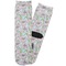 Wild Tulips Adult Crew Socks - Single Pair - Front and Back