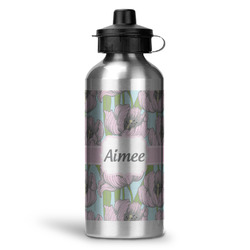 Wild Tulips Water Bottle - Aluminum - 20 oz (Personalized)