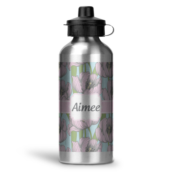 Custom Wild Tulips Water Bottles - 20 oz - Aluminum (Personalized)