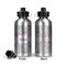 Wild Tulips Aluminum Water Bottle - Front and Back
