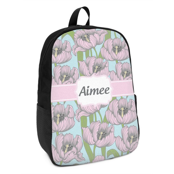 Custom Wild Tulips Kids Backpack (Personalized)
