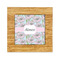 Wild Tulips Bamboo Trivet with 6" Tile - FRONT