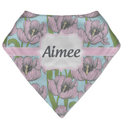 Wild Tulips Bandana Bib (Personalized)