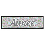 Wild Tulips Bar Mat - Large (Personalized)